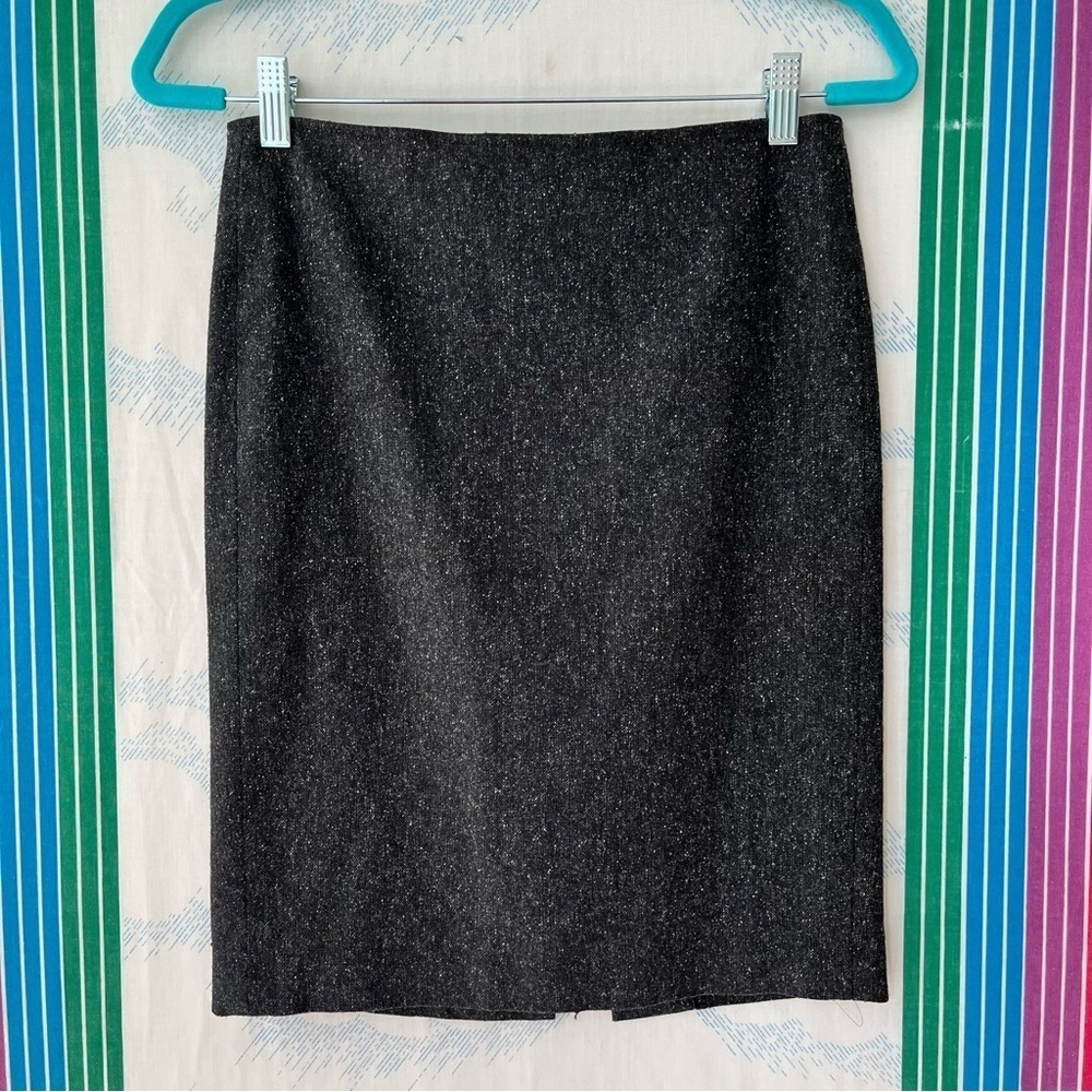 MARCIANO Y2K tweed midi skirt grey size 2 small trendy favorite blogger